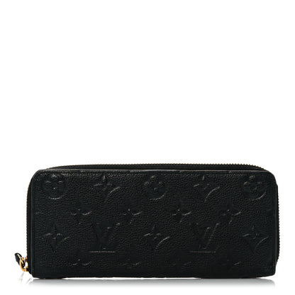 Louis Vuitton Empreinte Clemence Wallet Black 1 of 9