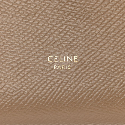 Celine Grained Calfskin Large Multifunction Strap Wallet Taupe 6 of 9