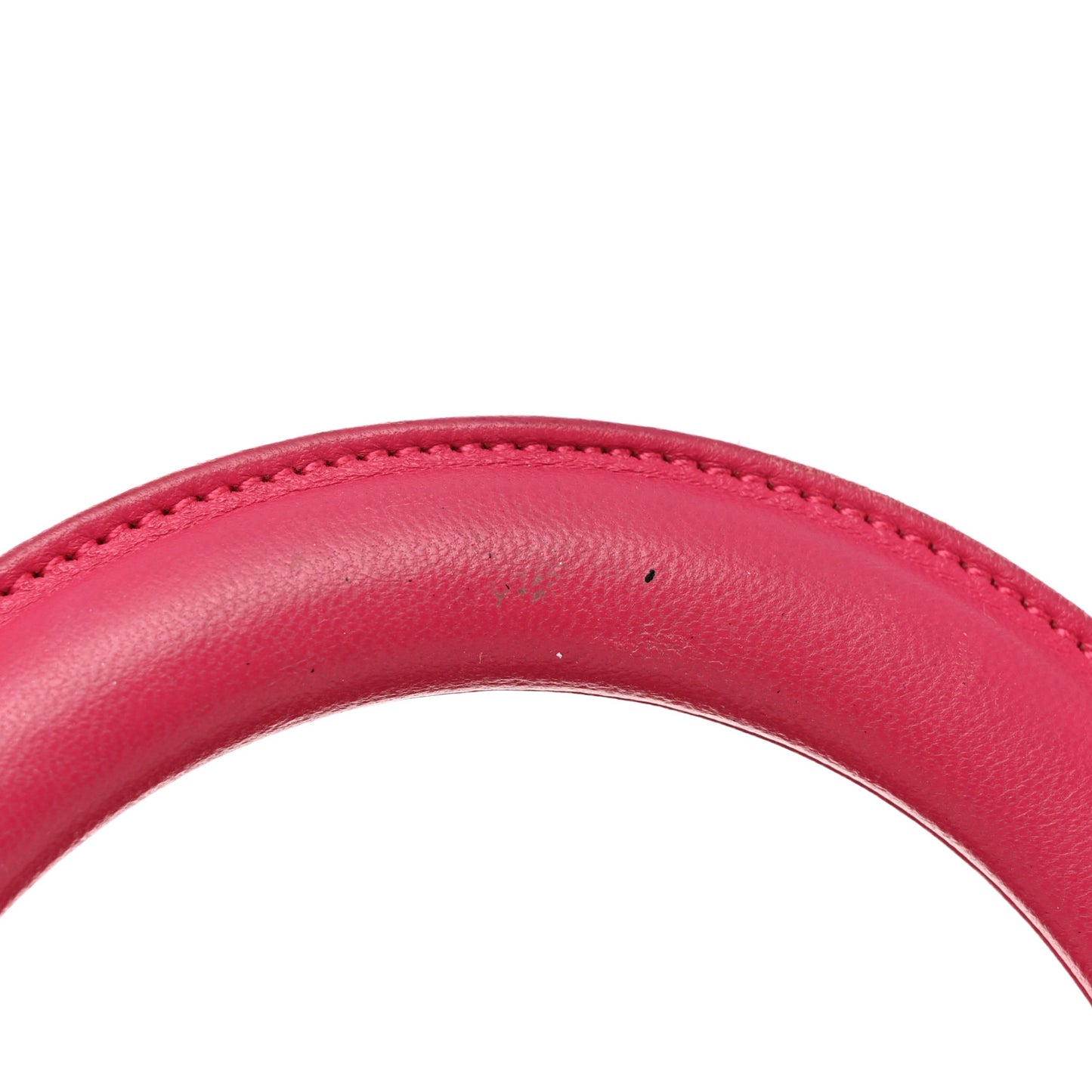 Lambskin Cannage Large Lady Dior Fuchsia