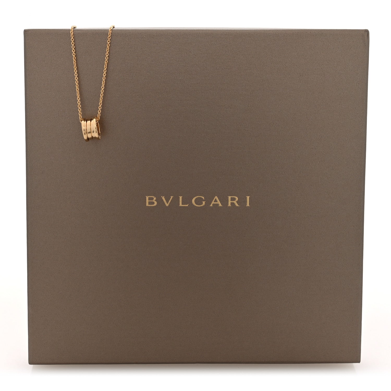 Bulgari 18K Yellow Gold B.Zero1 Pendant Necklace 6 of 6