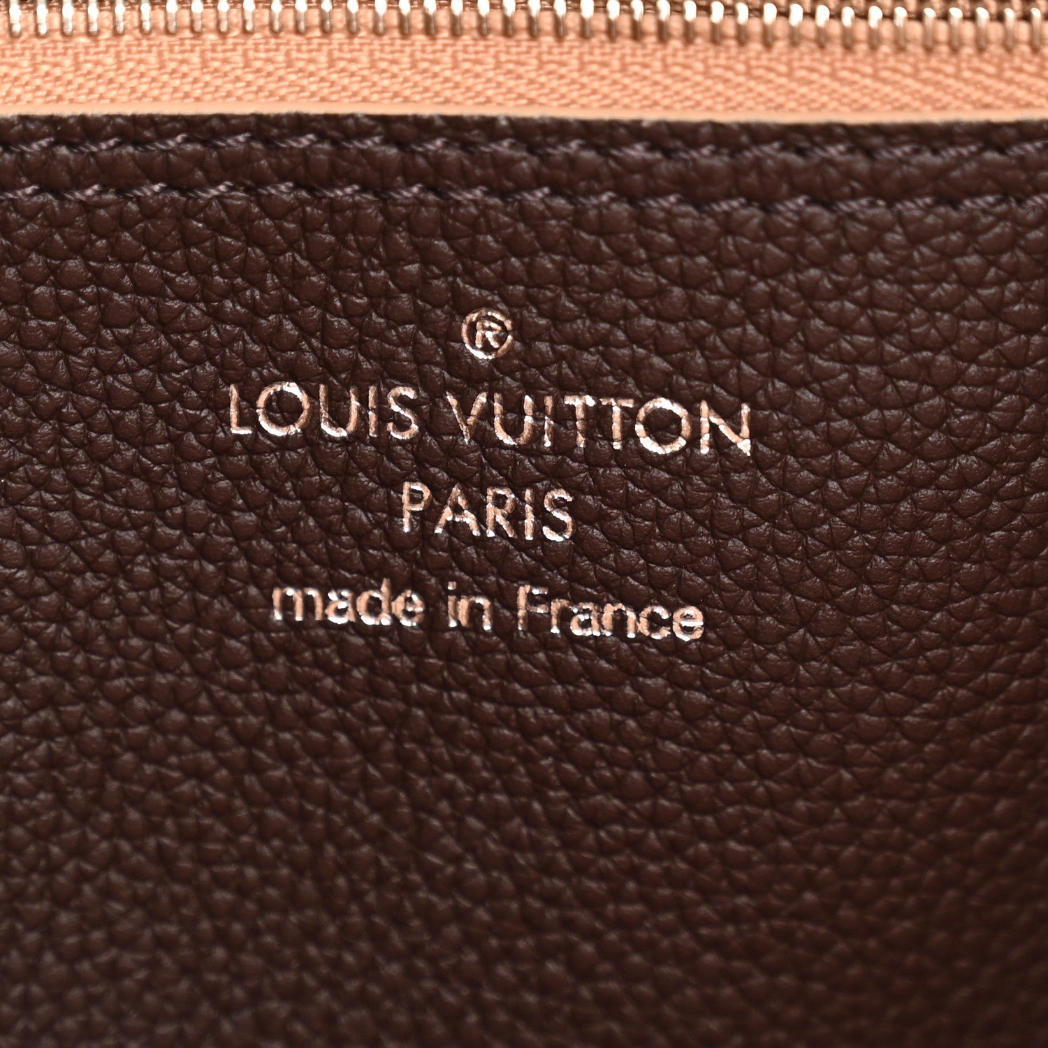Louis Vuitton Mahina Carmel Hobo Chocolate 7 of 10