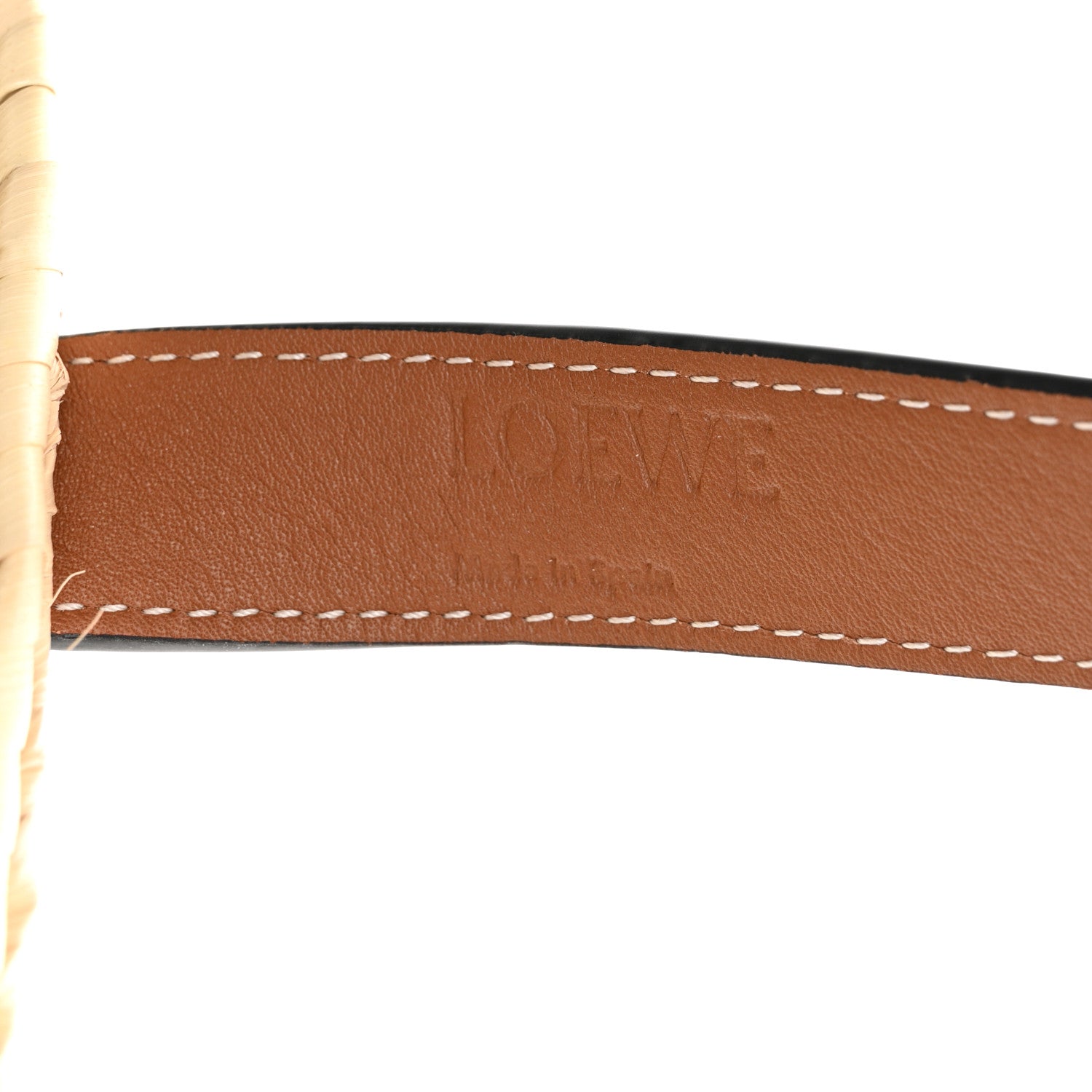 Loewe Raffia Small Basket Tote Bag Natural Tan 6 of 10