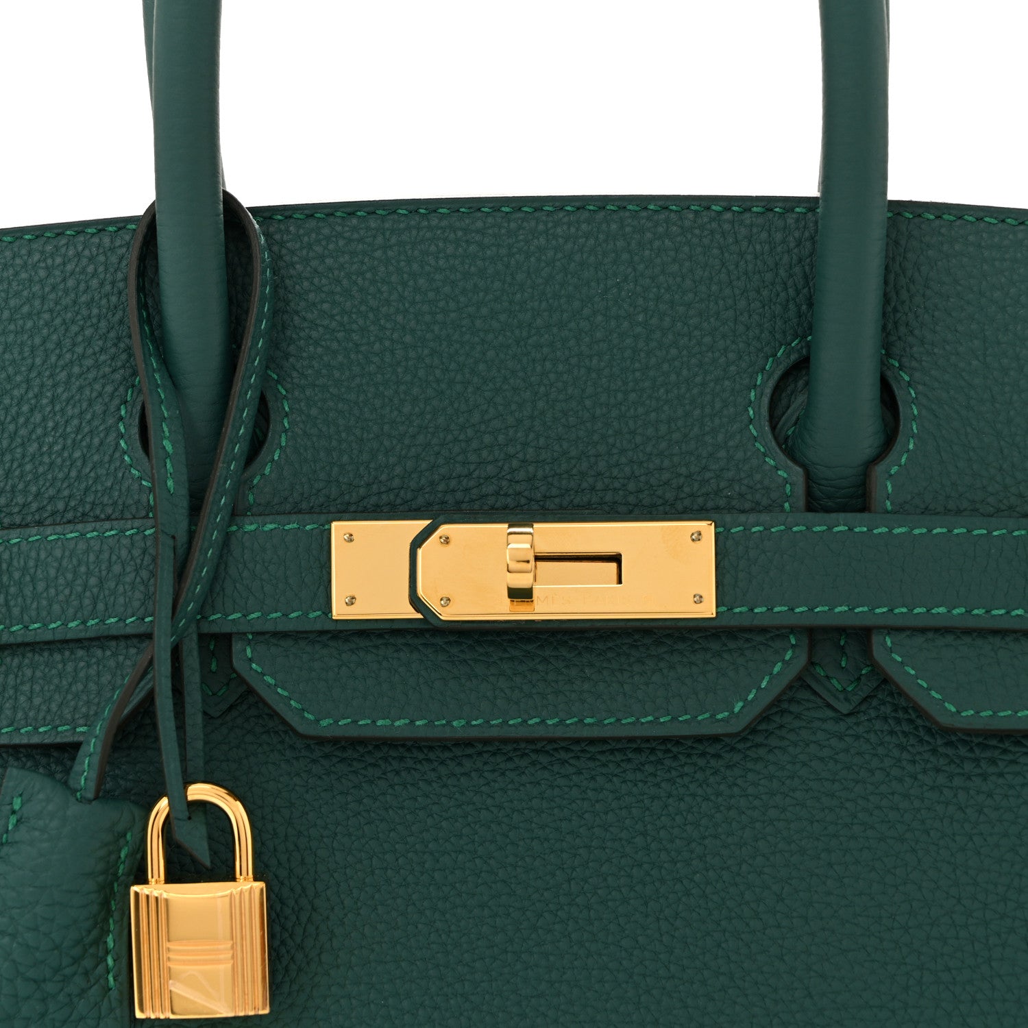 Hermes Togo Birkin 30 Malachite 14 of 23