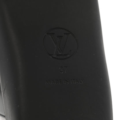 Louis Vuitton Monogram Sunbath Flat Mule Sandals 37 Black 6 of 8