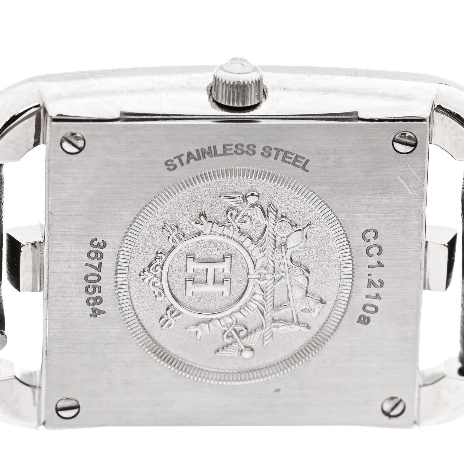 Hermes Stainless Steel Swift 23mm Cape Cod Quartz Watch Etoupe 4 of 5