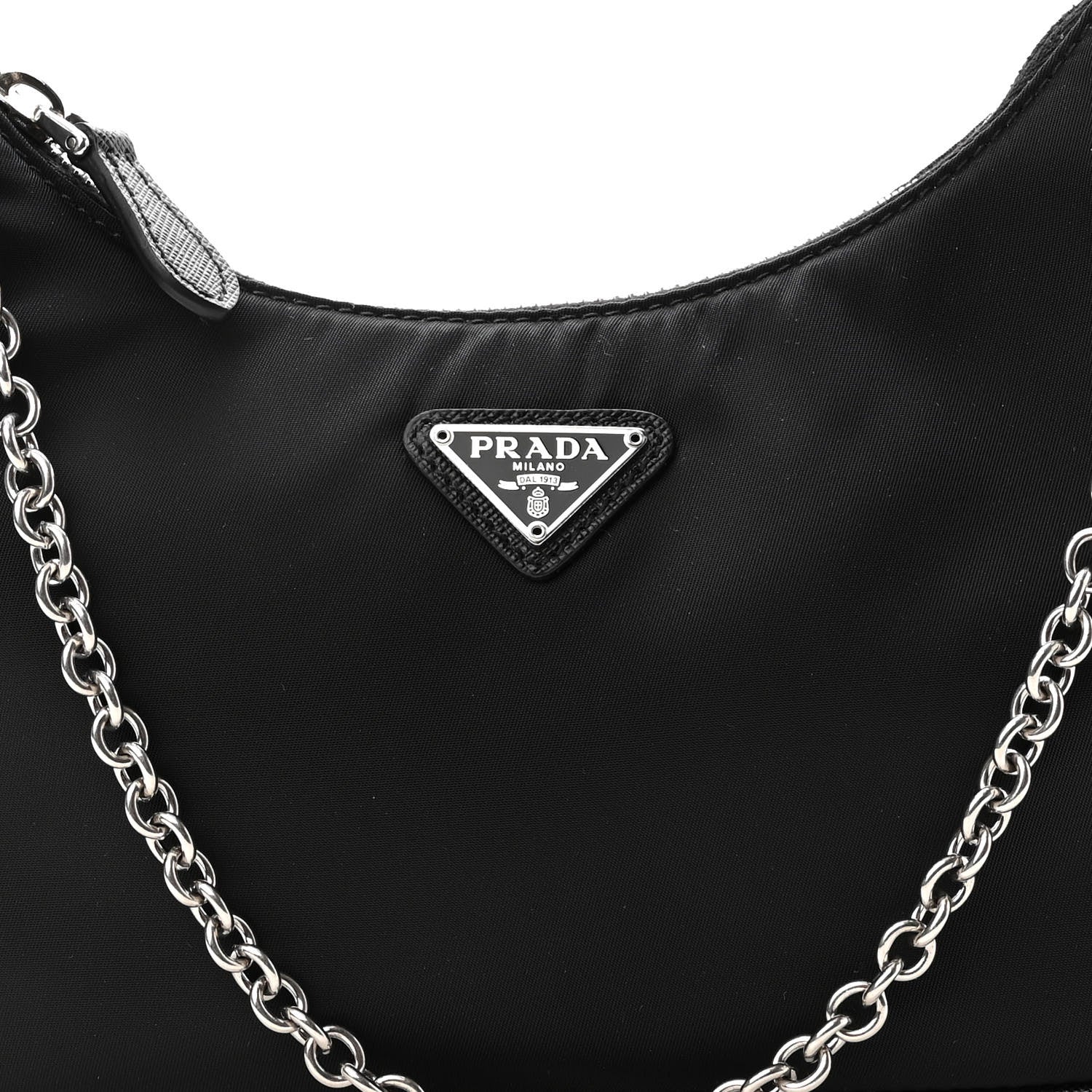 Prada Nylon Re-Edition 2005 Shoulder Bag Black 7 of 9