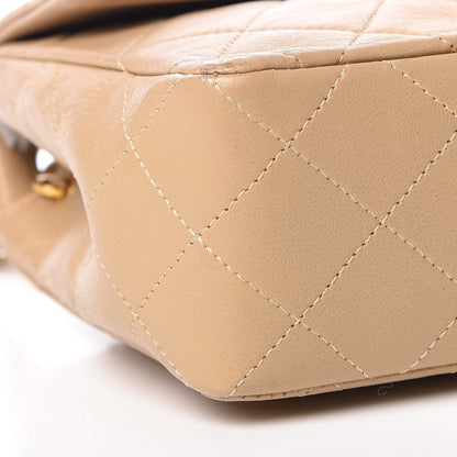 Chanel Lambskin Quilted Mini Square Flap Beige 8 of 15
