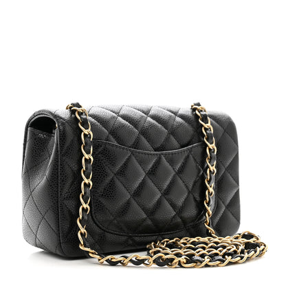 Chanel Caviar Quilted Mini Rectangular Flap Black 3 of 12