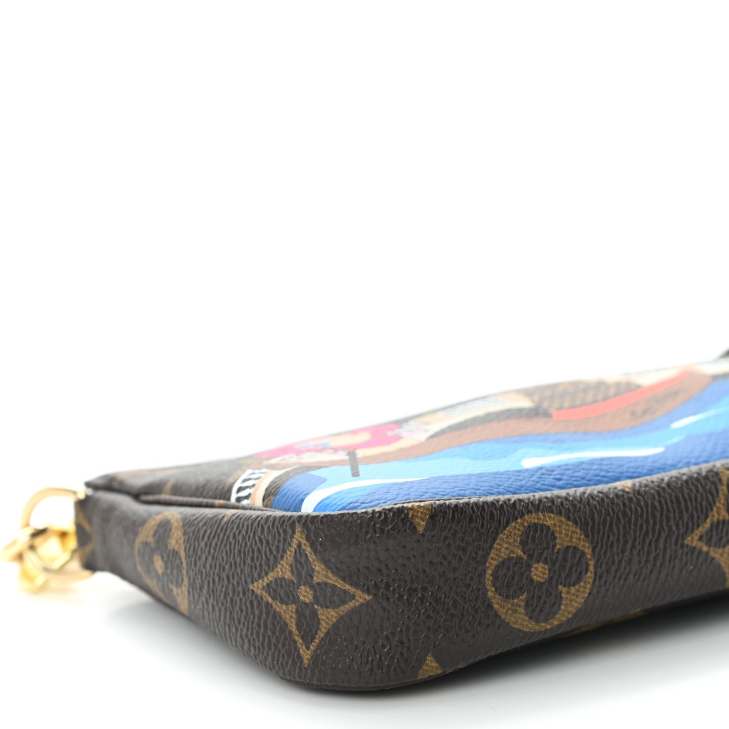 Monogram 2019 Christmas Animation Mini Venice Pochette Accessories Blue