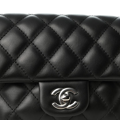 Chanel Calfskin Quilted CC Uniform Flap Belt Bag Black 8 of 10