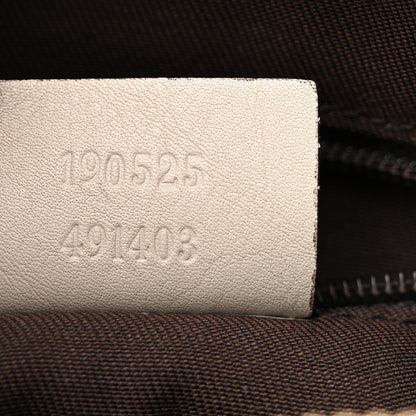 Gucci Guccissima Medium D Gold Hobo Off White 7 of 13