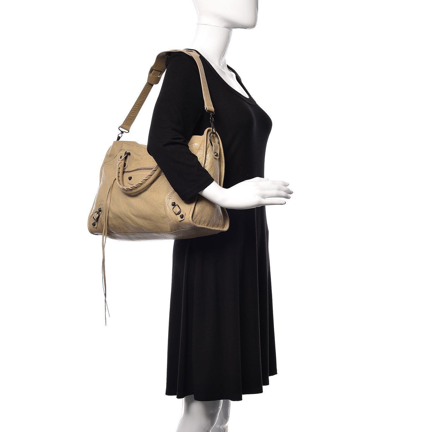 Balenciaga Agneau Arena Classic Hardware City Latte Beige 2 of 14