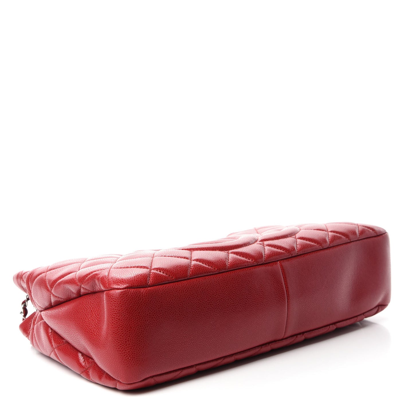 Caviar Quilted Timeless CC Soft Tote Red