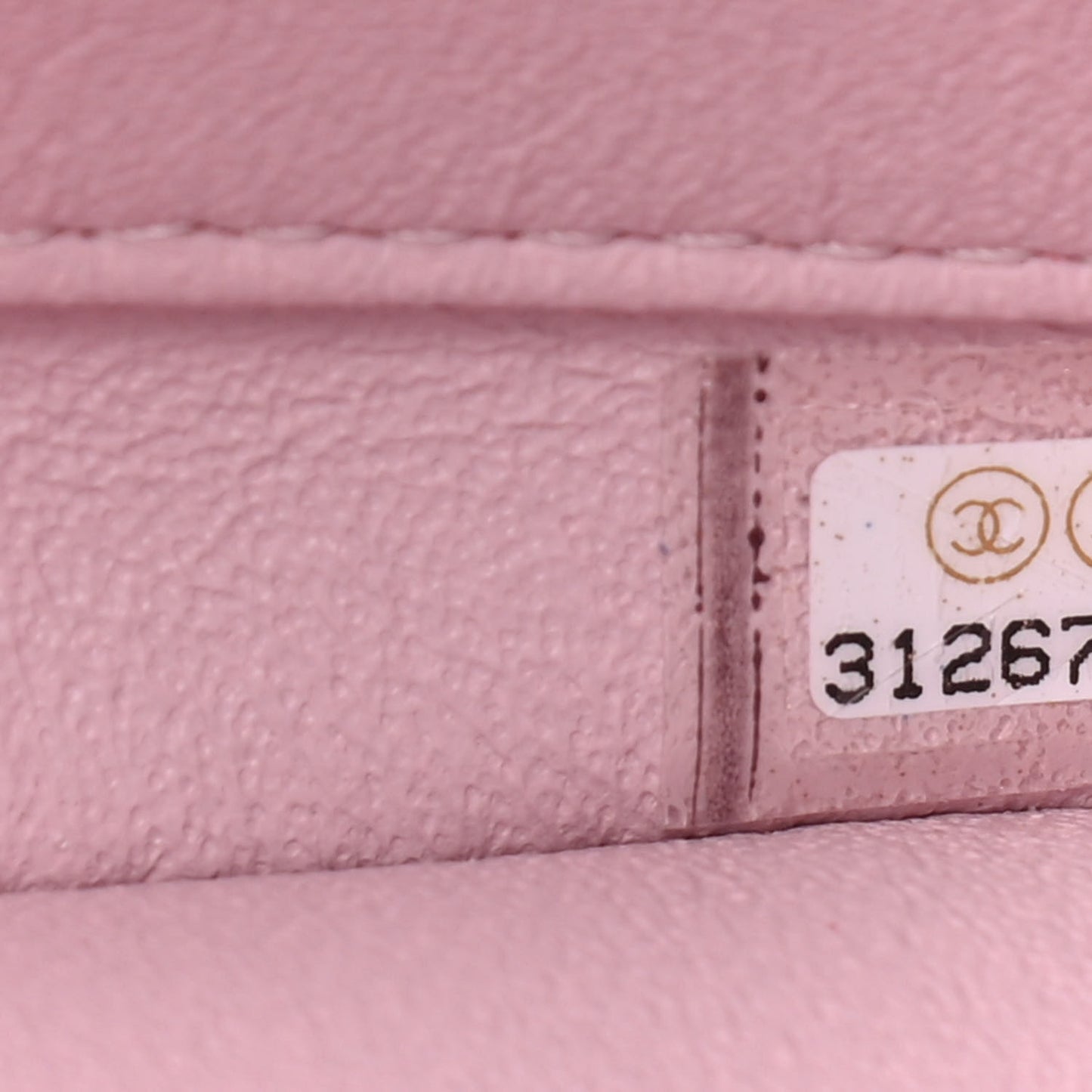 Lambskin Quilted Small Trendy CC Flap Dual Handle Bag Light Pink