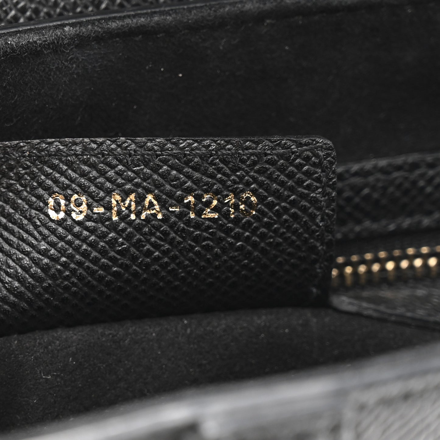 Grained Calfskin Saddle Bag Black