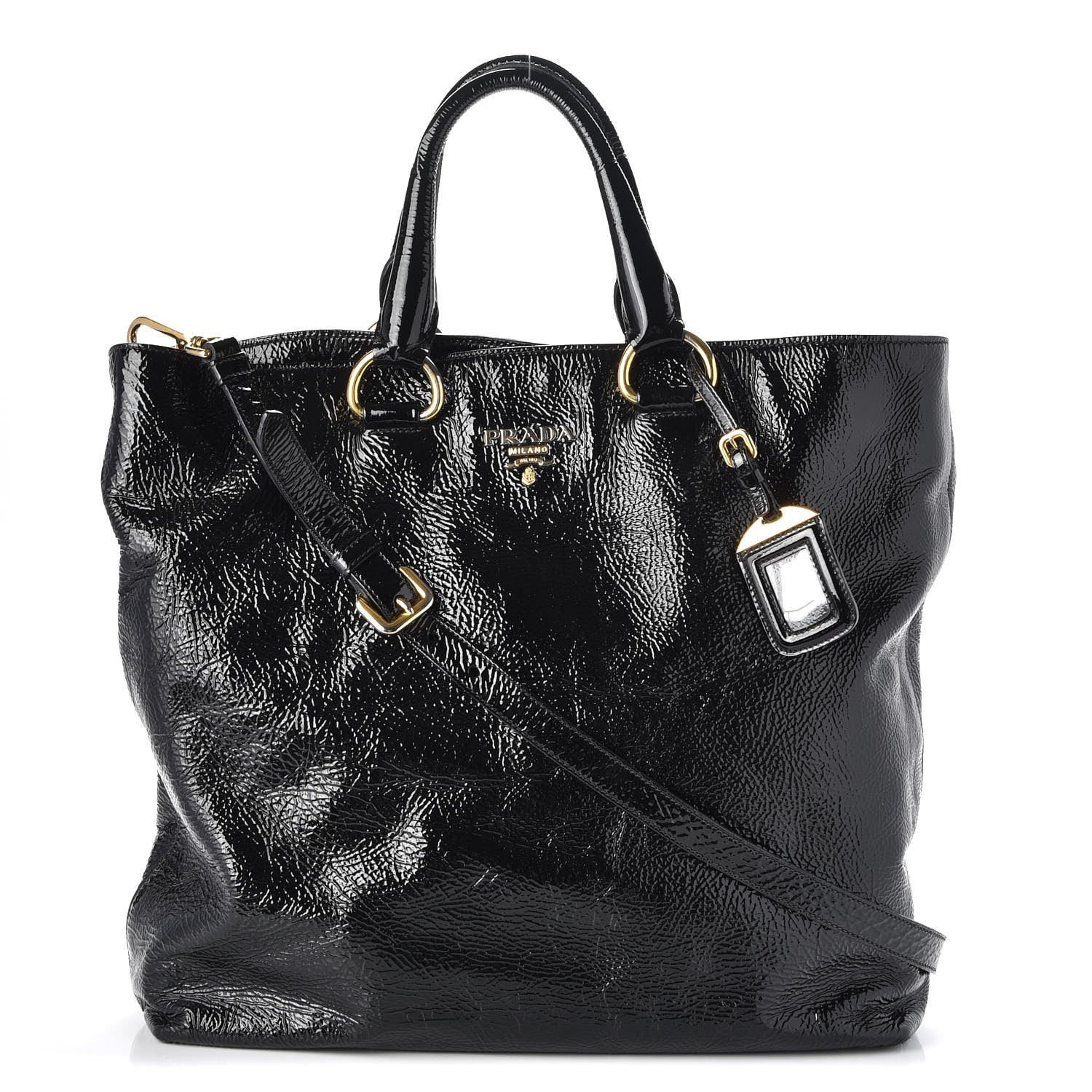 Prada Vernice Shopping Tote Black 1 of 8