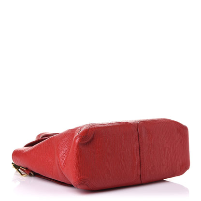 3.1 Phillip Lim Textured Calfskin Medium Pashli Satchel Red 7 of 13