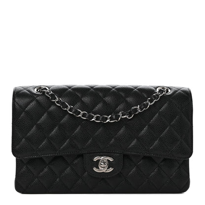 Chanel Caviar Quilted Medium Double Flap Black 1 of 11