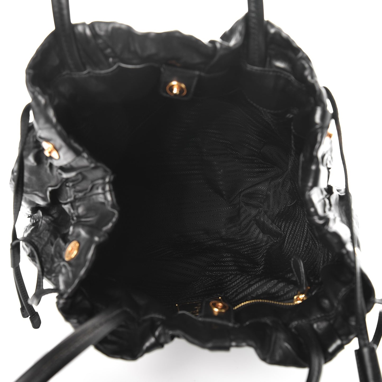 Nappa Antique Shoulder Bag Black