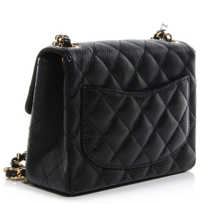 Chanel Caviar Mini Square Flap Black 3 of 9
