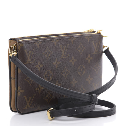 Louis Vuitton Reverse Monogram Giant Double Zip Pochette 3 of 12
