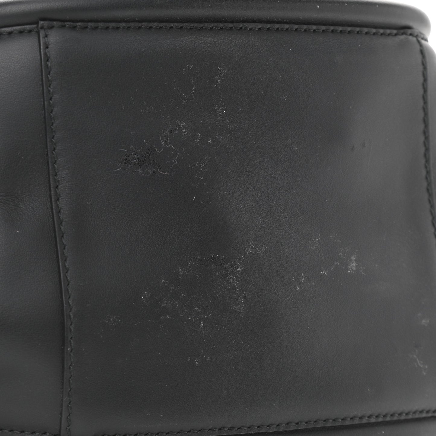 Calfskin Small Ruched Tote Black