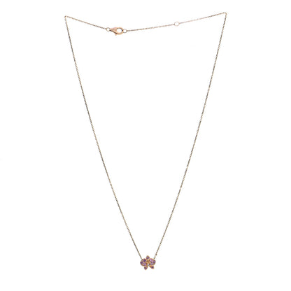 Cartier 18K Pink Gold Pink Sapphire Diamond Caresse D'Orchidees Par Cartier Necklace 2 of 6