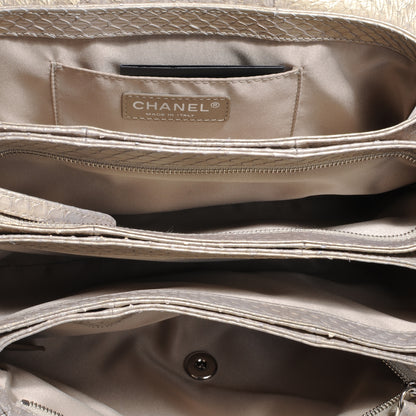 Chanel Iridescent Python Quilted Medium Clam Pocket Flap 5 of 7