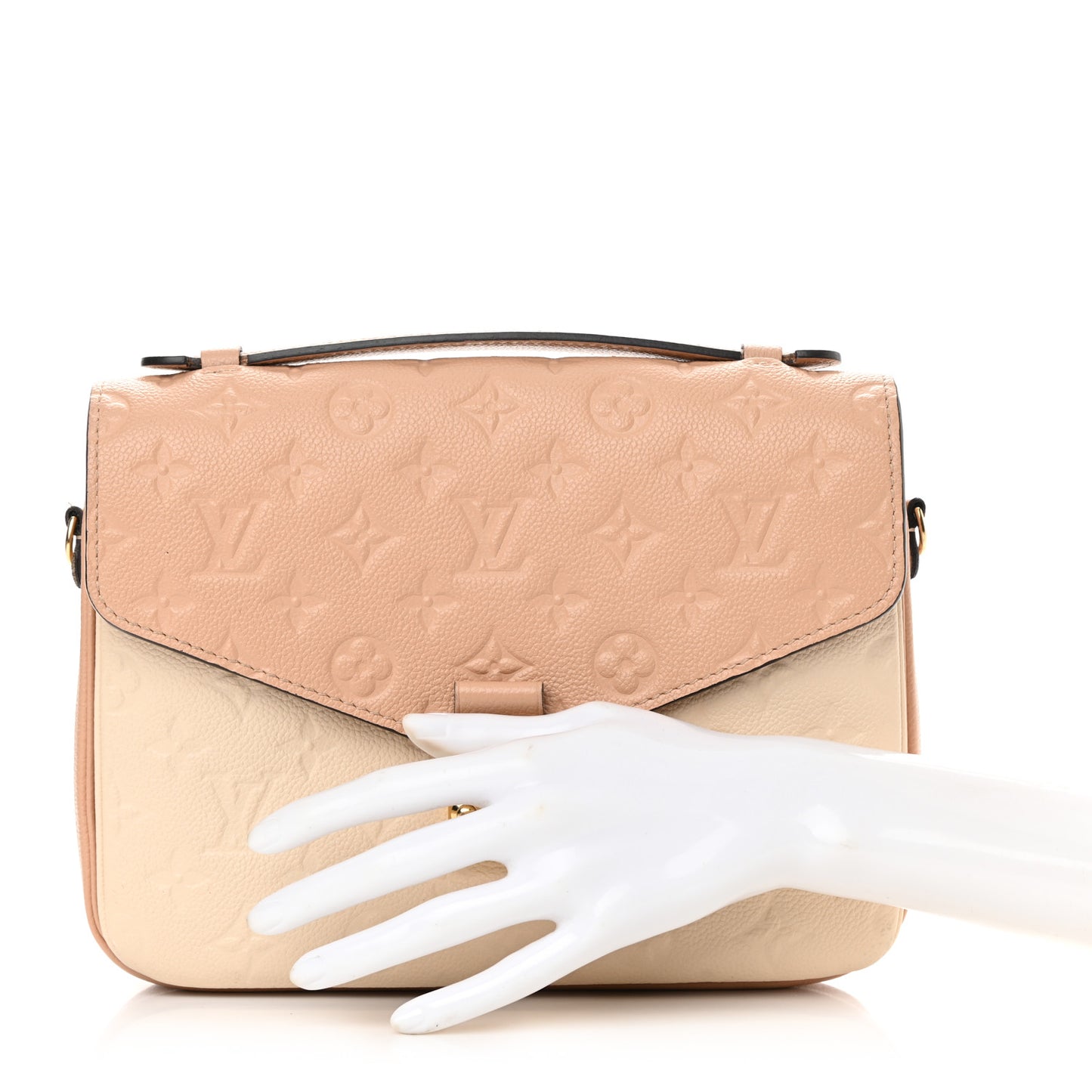 Empreinte Pochette Metis Beige Rose Creme