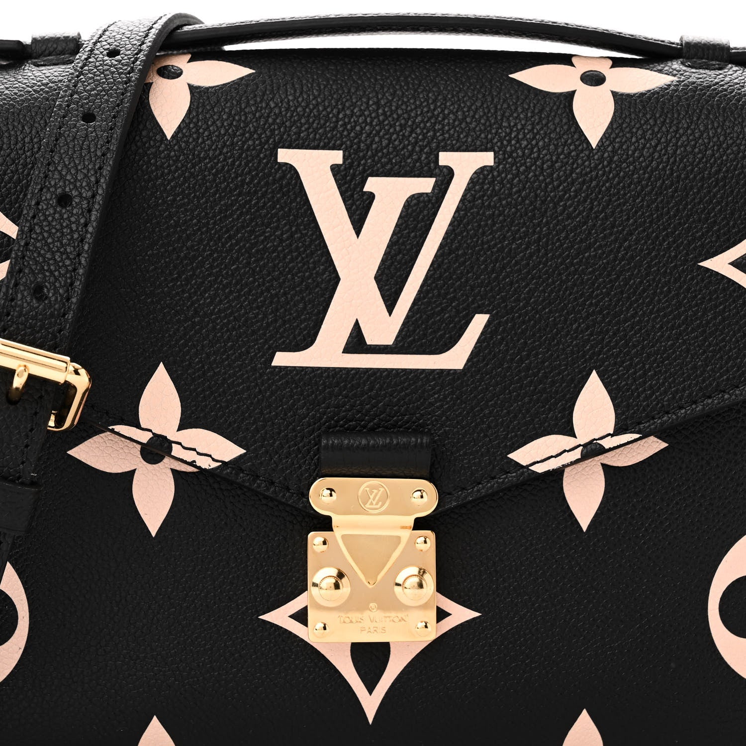 Louis Vuitton Empreinte Monogram Giant Pochette Metis Black Beige 7 of 9