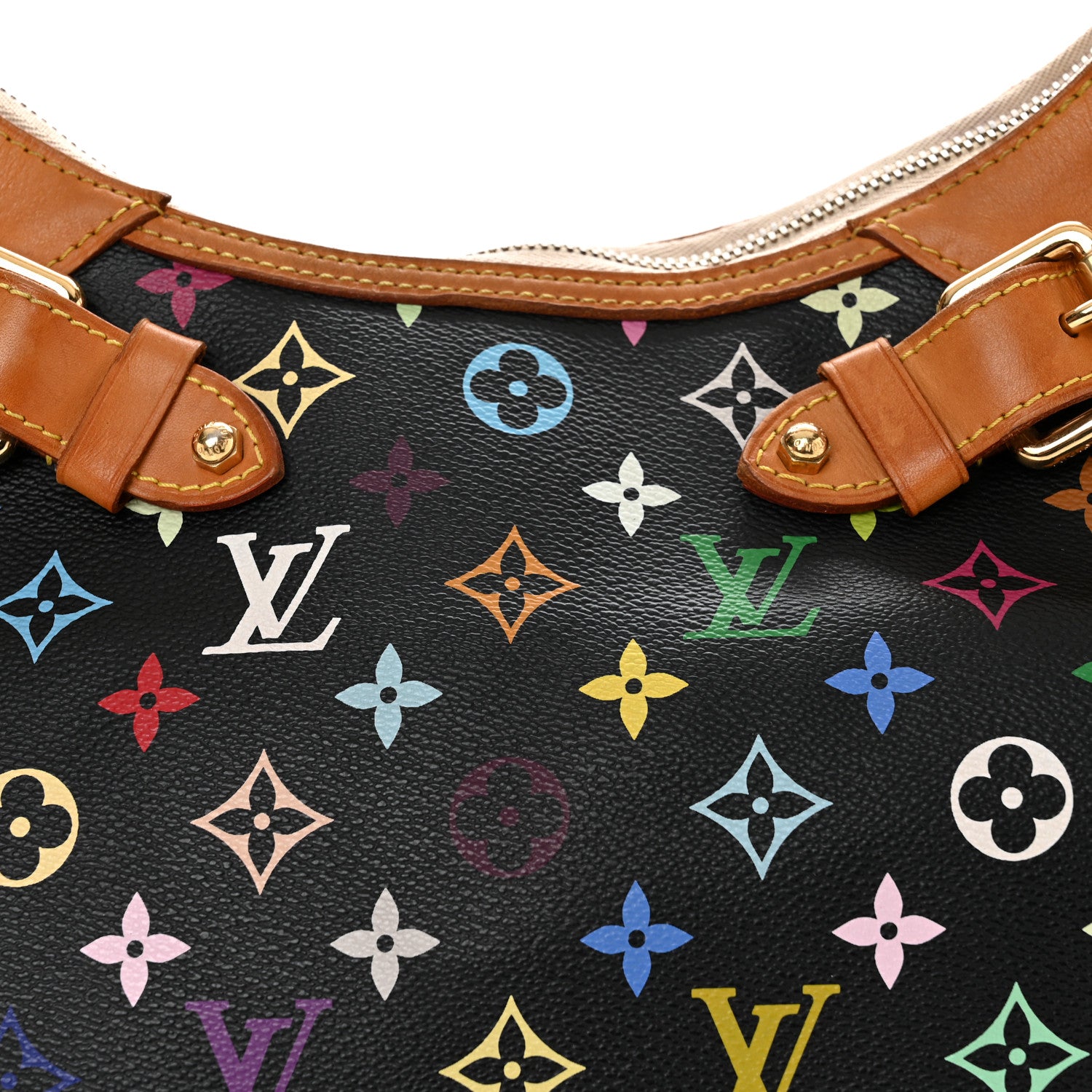 Louis Vuitton Monogram Multicolor Greta Black 7 of 9