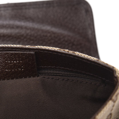 Gucci Monogram Waist Pouch Bag Dark Brown 7 of 9