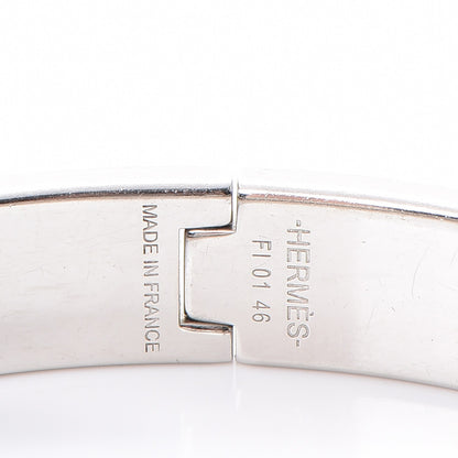 Hermes Enamel Narrow Clic Clac H Bracelet GM Orange 4 of 4
