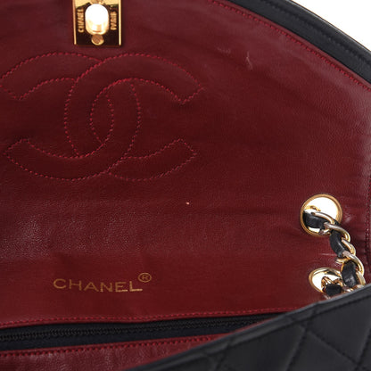 Chanel Lambskin Quilted Medium Single Flap Black 10 of 15
