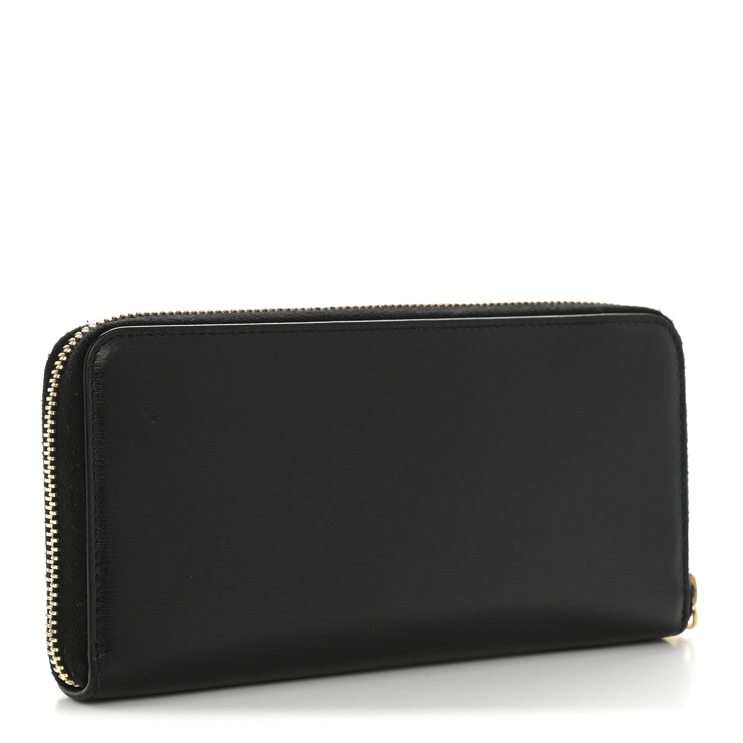 Saint Laurent Calfskin Zip Around Wallet Black 3 of 11