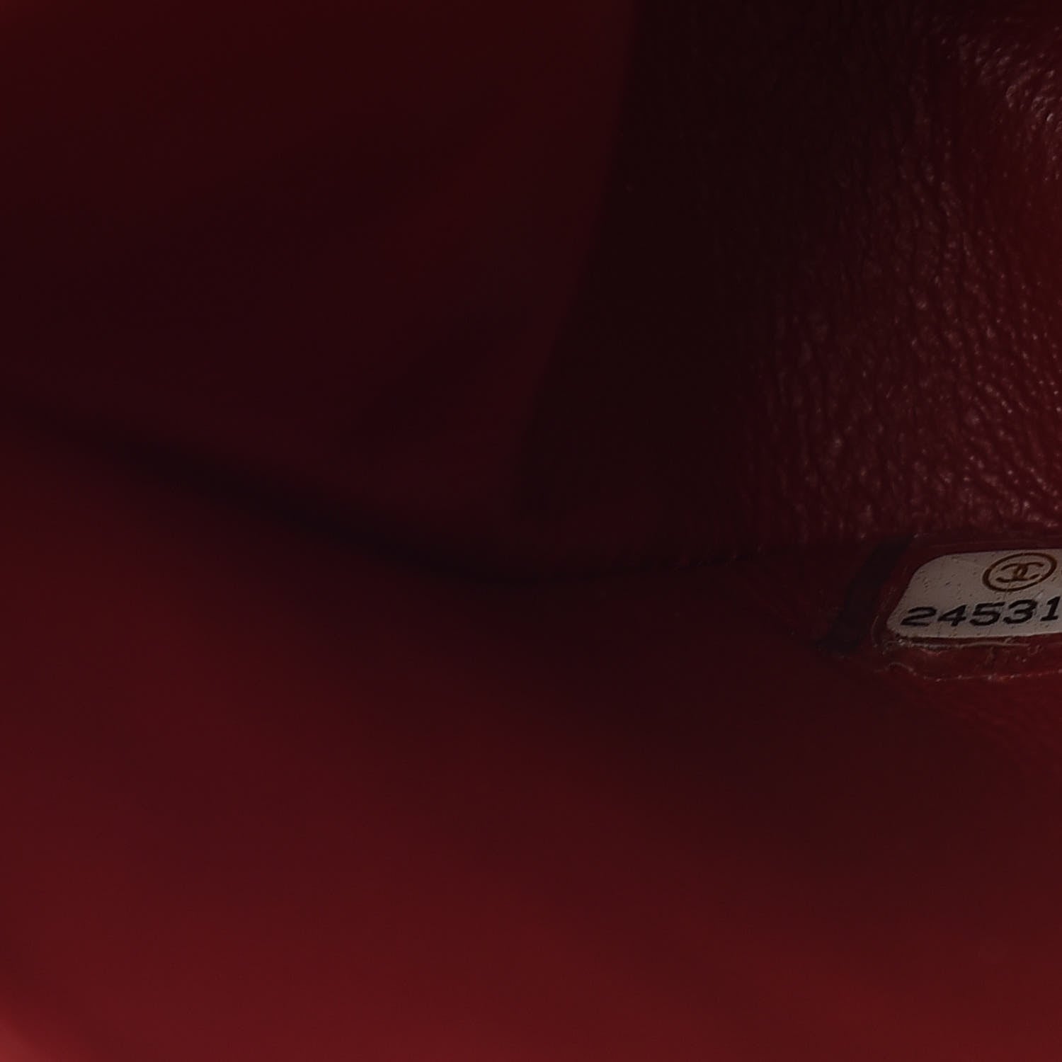 Chanel Caviar Quilted Jumbo Double Flap Red 8 of 11