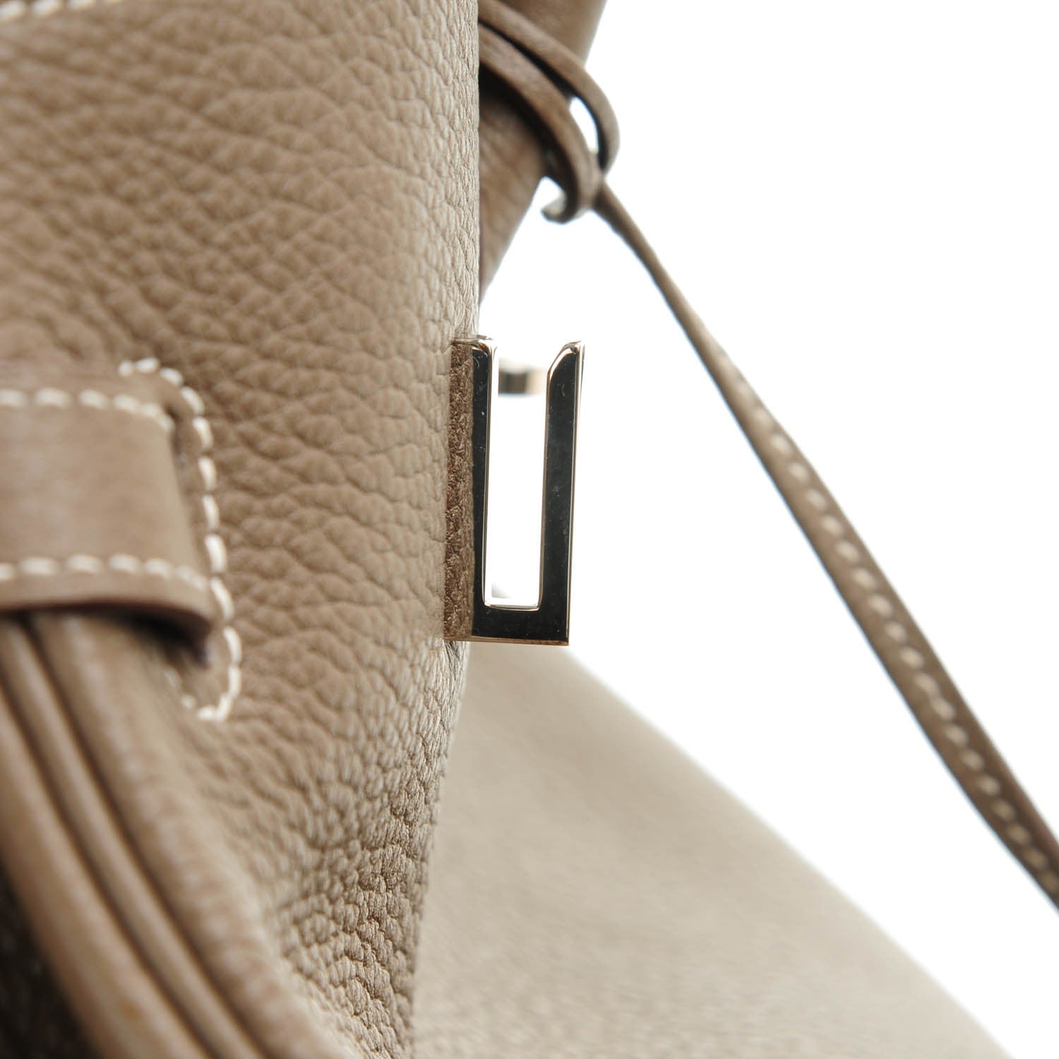 Hermes Taurillon Clemence Birkin 35 Etoupe 14 of 20