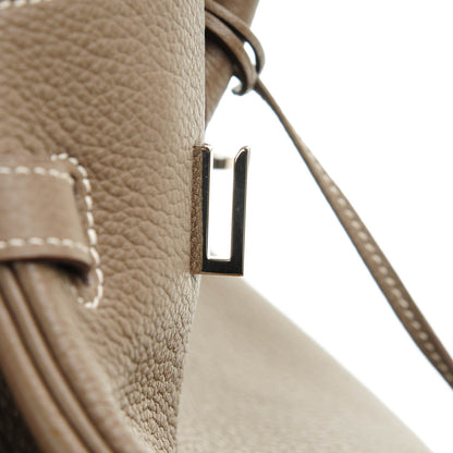 Hermes Taurillon Clemence Birkin 35 Etoupe 14 of 20