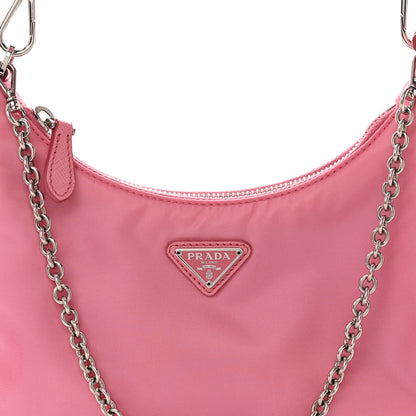 Prada Nylon Re-Edition 2005 Shoulder Bag Begonia 8 of 16