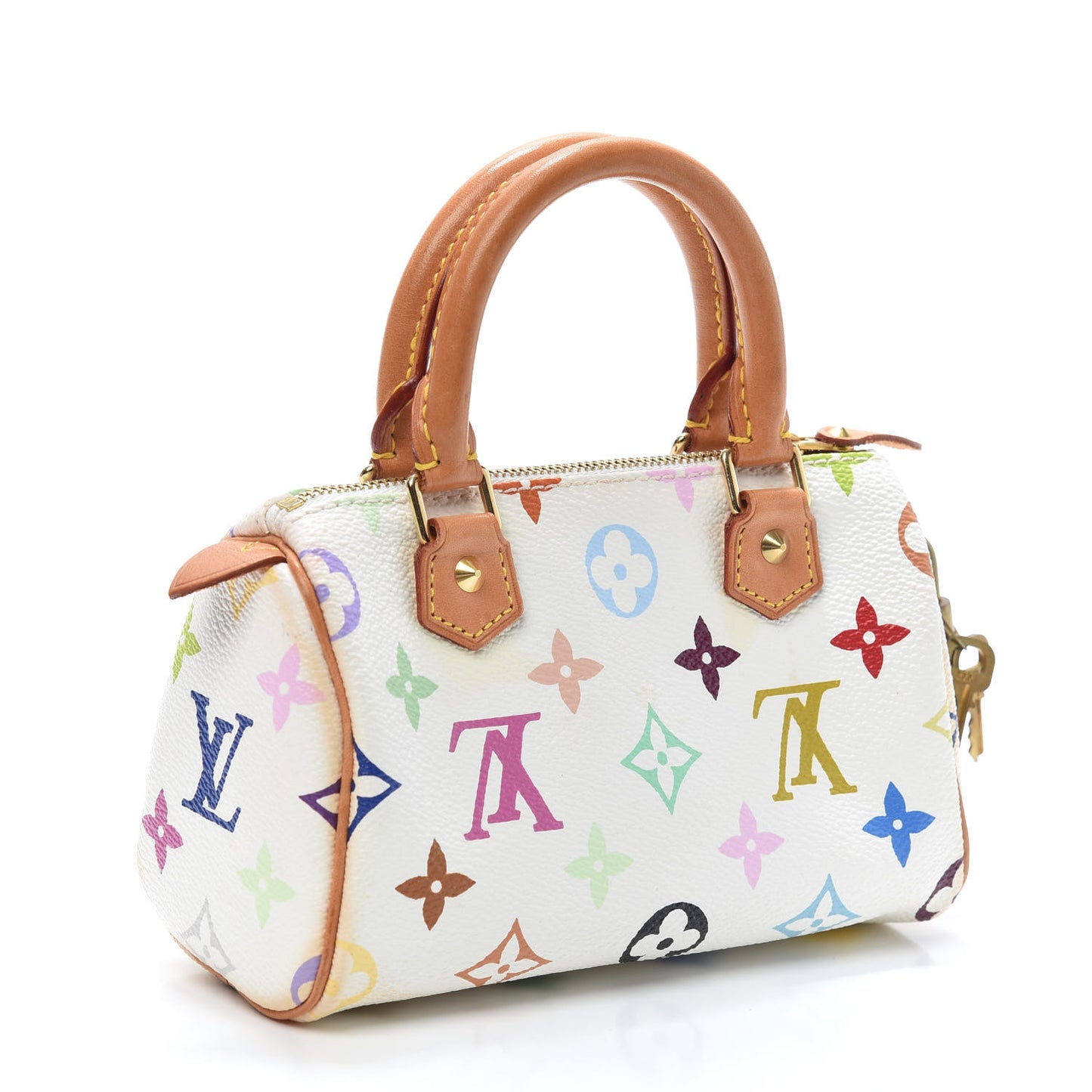 Monogram Multicolor Mini Sac HL Speedy White