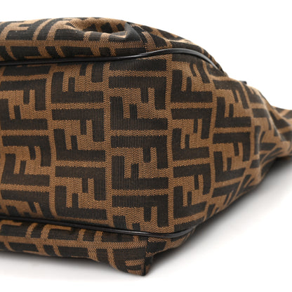 Fendi Zucca Small Chef Shopping Tote Tobacco Moro 9 of 10