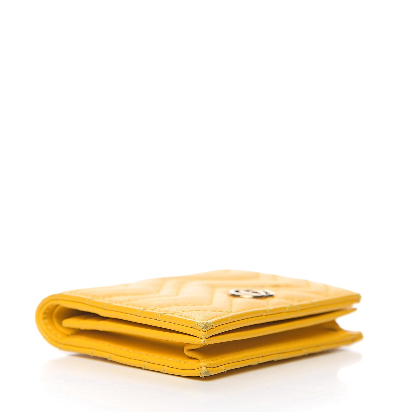 Calfskin Matelasse GG Marmont Card Case Stone Topaz
