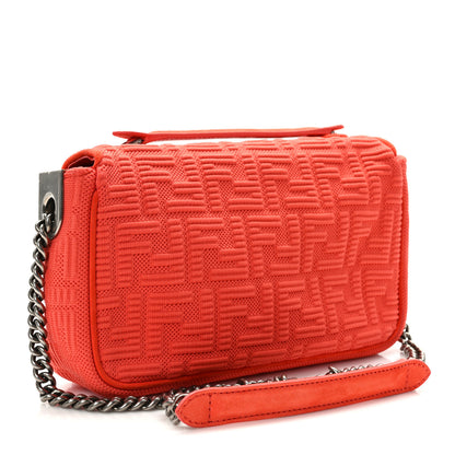 Fendi Technical Fabric FF Midi Chain Baguette Tulipano 3 of 13