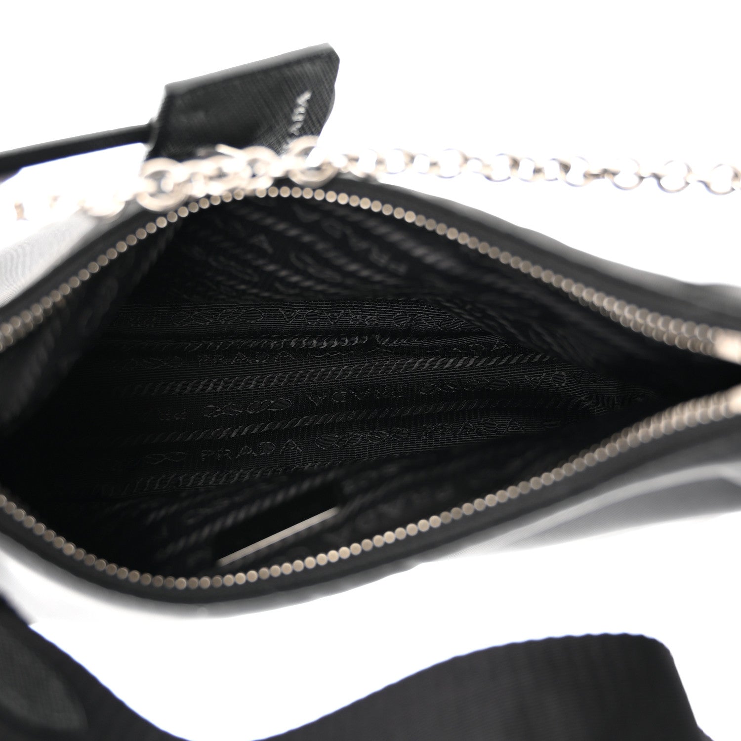 Prada Nylon Re-Edition 2005 Shoulder Bag Black 5 of 11
