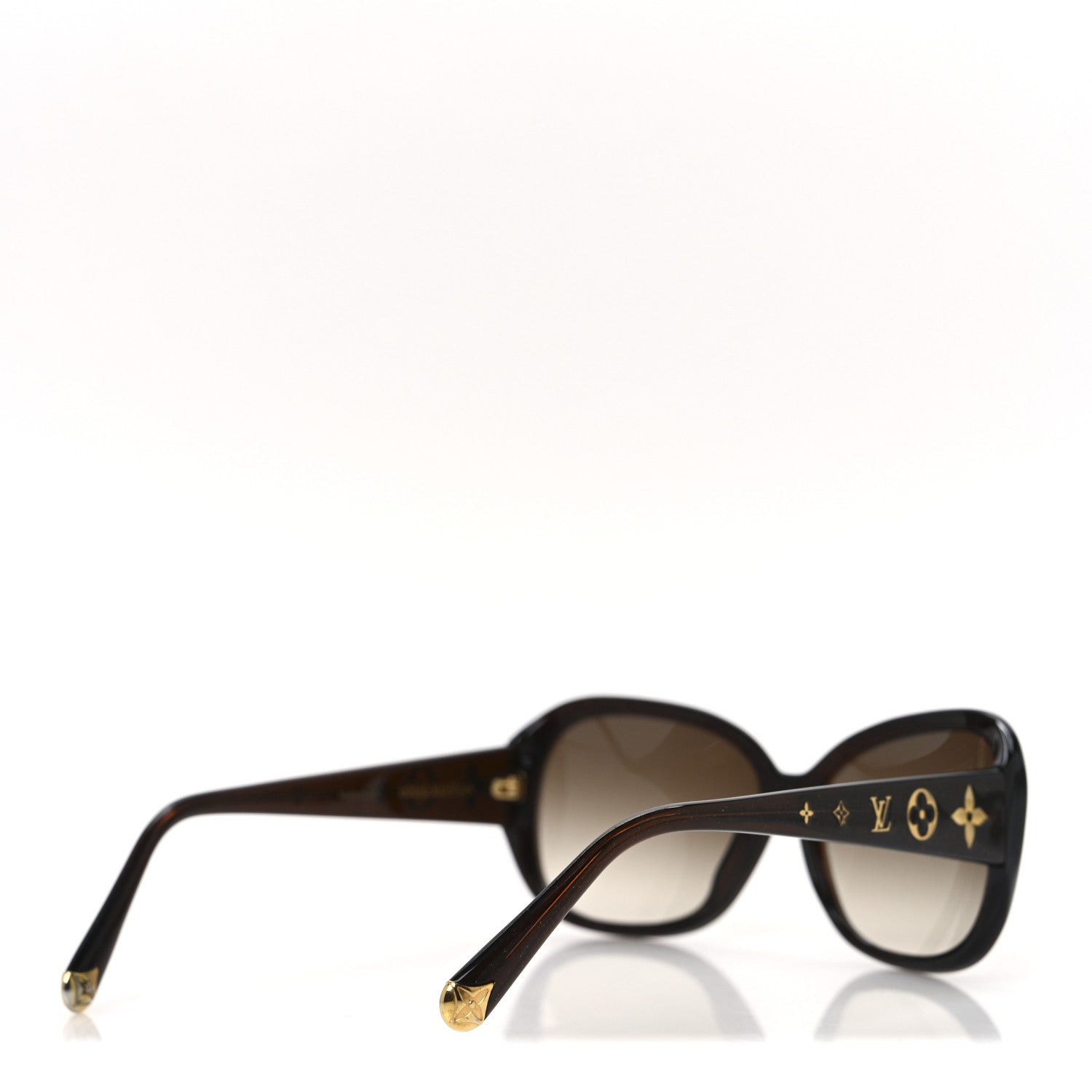 Louis Vuitton Acetate Obsession GM Sunglasses Z0459W Brown Glitter 4 of 8