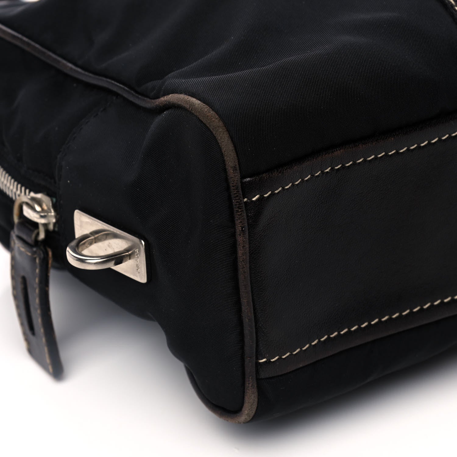 Prada Tessuto Nylon Hydra Shoulder Bag Black 9 of 13