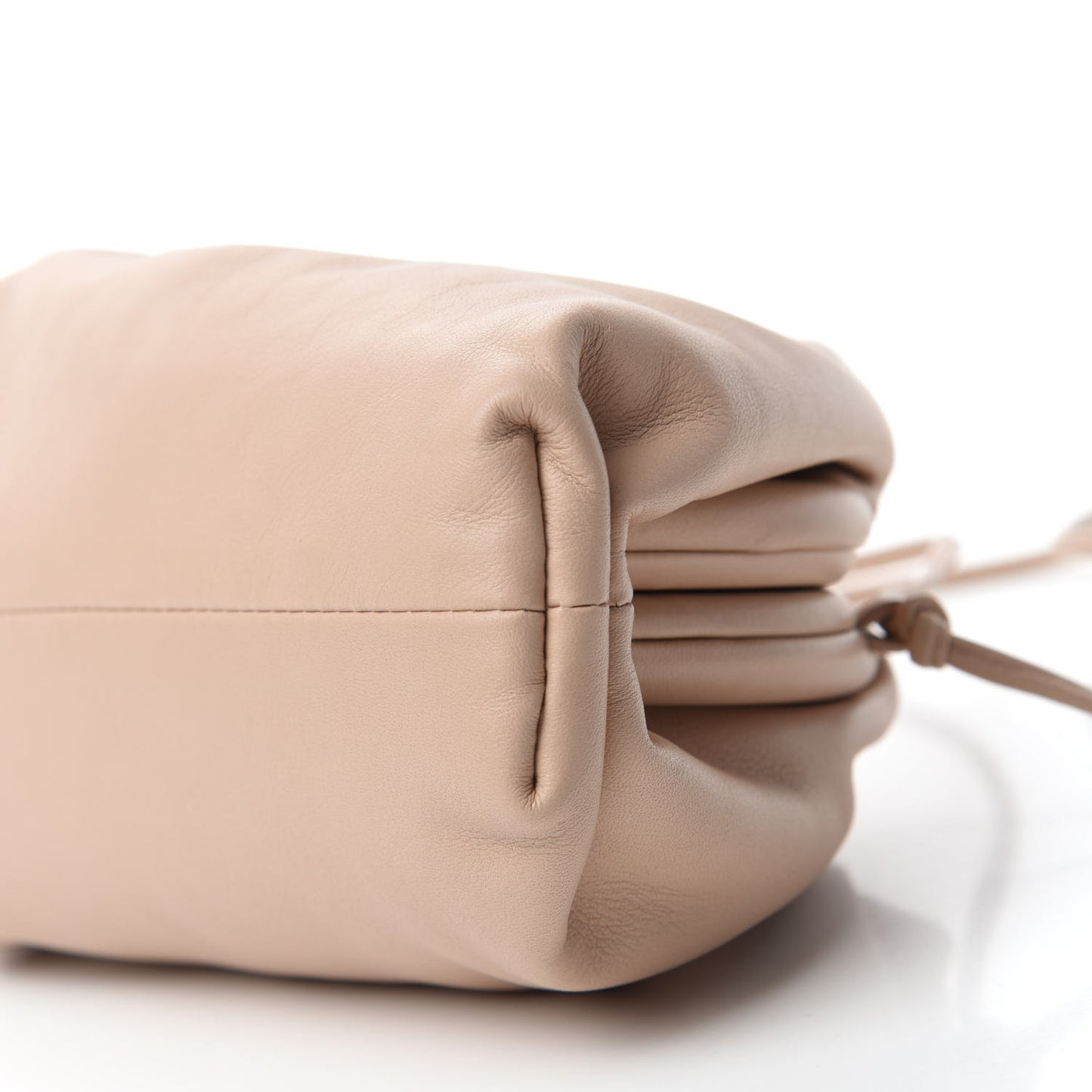 Butter Calfskin The Mini Pouch Almond