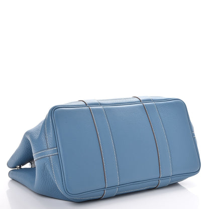Hermes Buffle Sindhu Garden Party MM 36 Azur 4 of 9