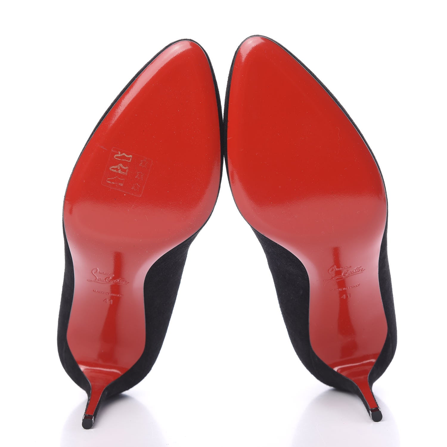 Christian Louboutin Veau Velours Eloise 85 Pumps 41 Black 5 of 9