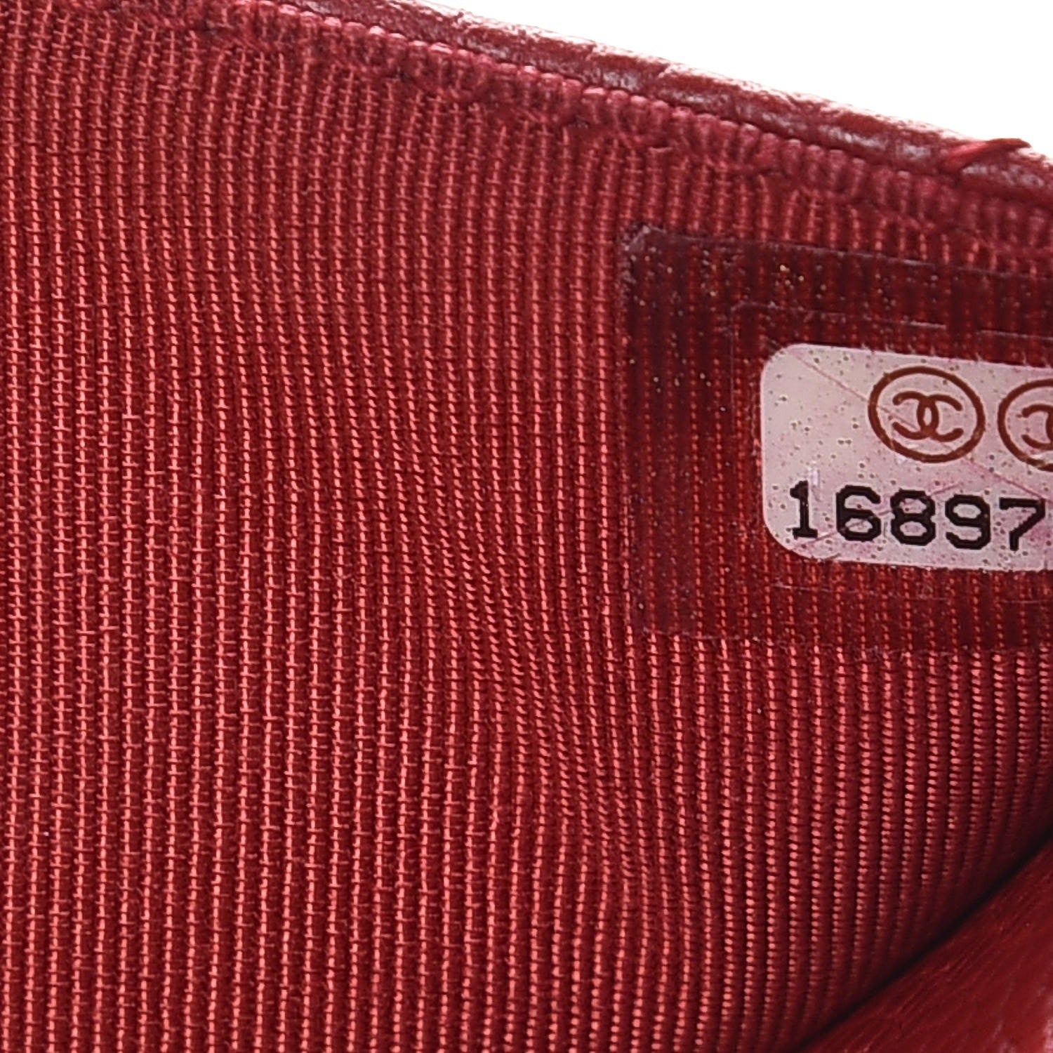 Chanel Caviar Quilted Wallet on Chain WOC Red 8 of 9